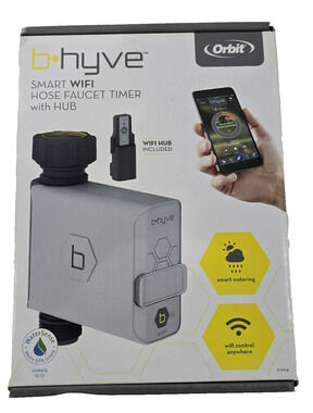 Orbit B-hyve 21004 Smart Hose Faucet Timer WiFi Hub Bluetooth NEW